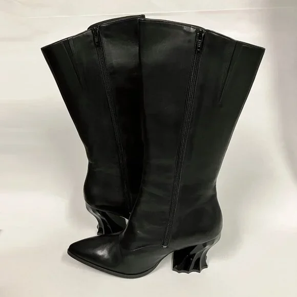 *BRAND NEW!* Fluevog 2017 Deliverance LU Boots, Black, Size 9.5 (best for 8.5)! - Picture 4 of 11